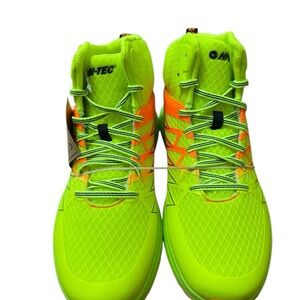 Hi-Tec Bright Green and Orange Athletic Shoes